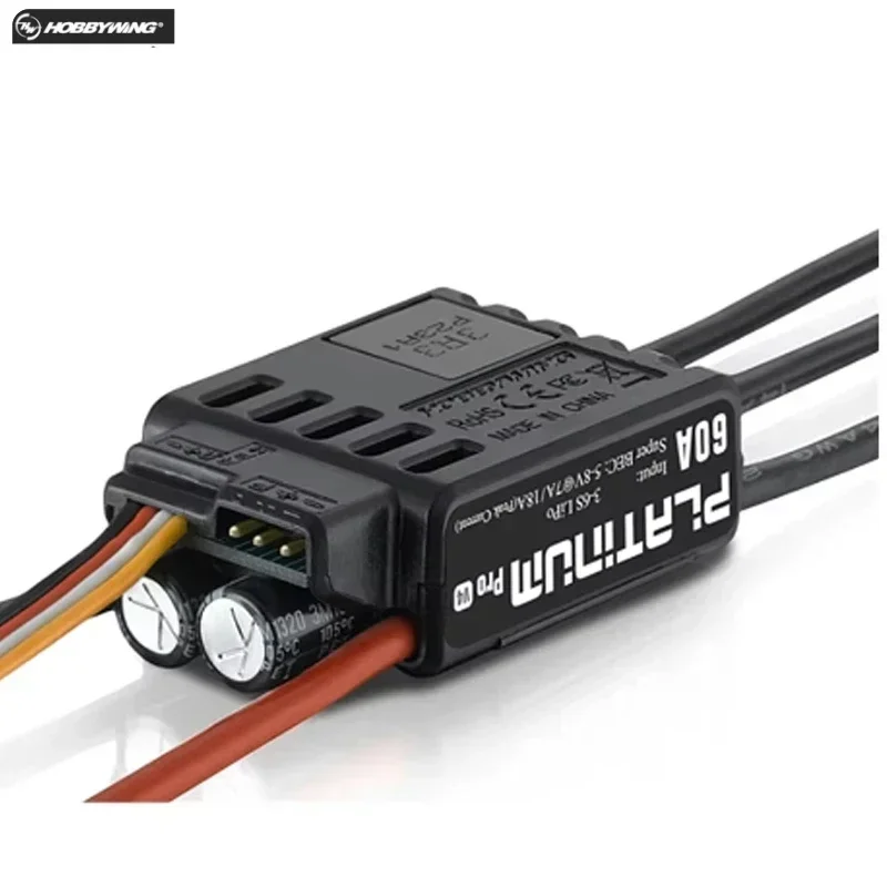 Hobbywing Platinum Pro V4 Brushless ESC 25A 40A 60A 80A 120A Electronic Speed Controller 3-6S Lipo Built-in BEC for RC Drones