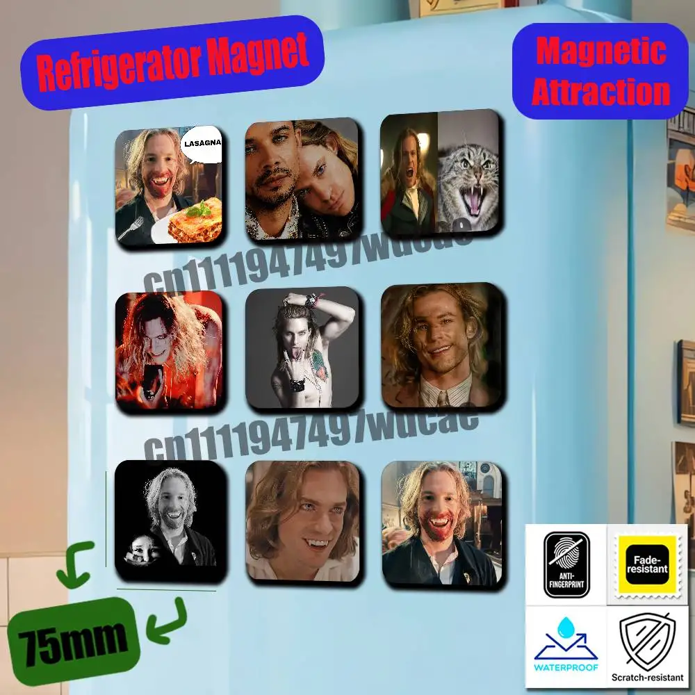 For I-Interview With The Vampire Sam Reid Lestat De Lioncourt Fridge Magnets Metal Cabinet Custom Refrigerator Magnetic Card