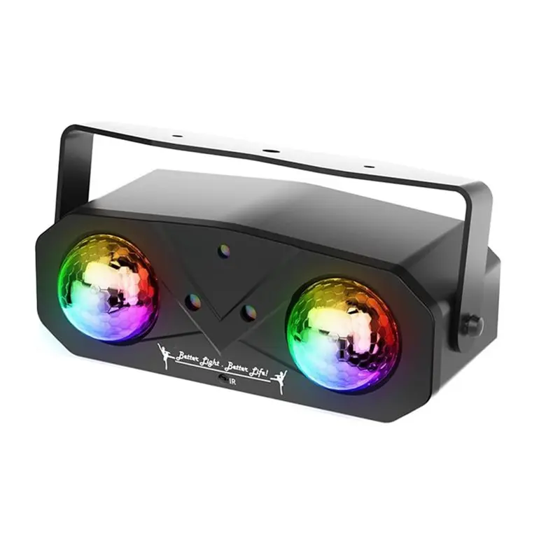 ~A61Z Dance Party Disco Ball With Remote Control, Dj Strobe Light Sound Activated Stage Rave Light Ocean Star Projection Project