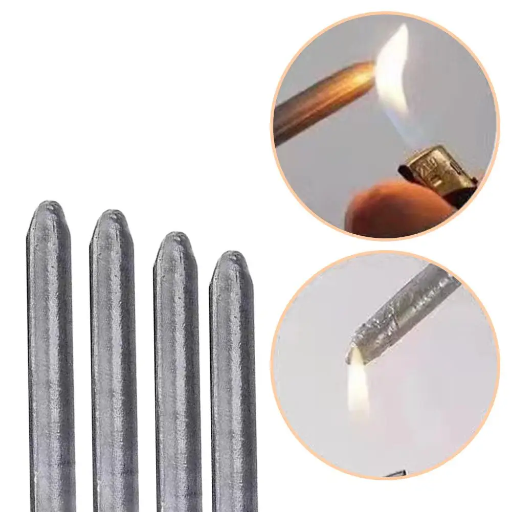 5pcs Multipurpose Melt Aluminum Welding Rods Low Temperature Rod Aluminum Melting Easy Metal Welding Universal Y4W1