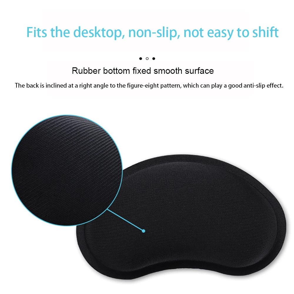 Ergonomic Mouse Pad Keyboard Pad Comfort Memory Foam Wrist Non-Slip Base Wrist Rest Pad Computer MousePad For Office Mousepad