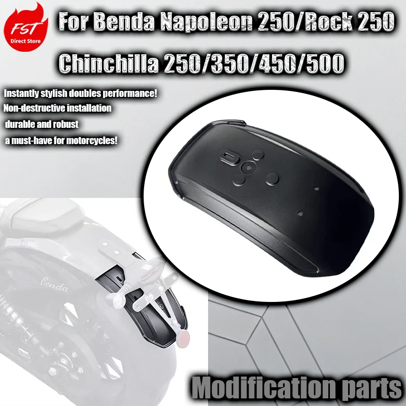 For Jinjira 250/350/450/500, Grey Stone 250, Napoleon 250   Rear Fender Mudguard, Mud & Water Resistant