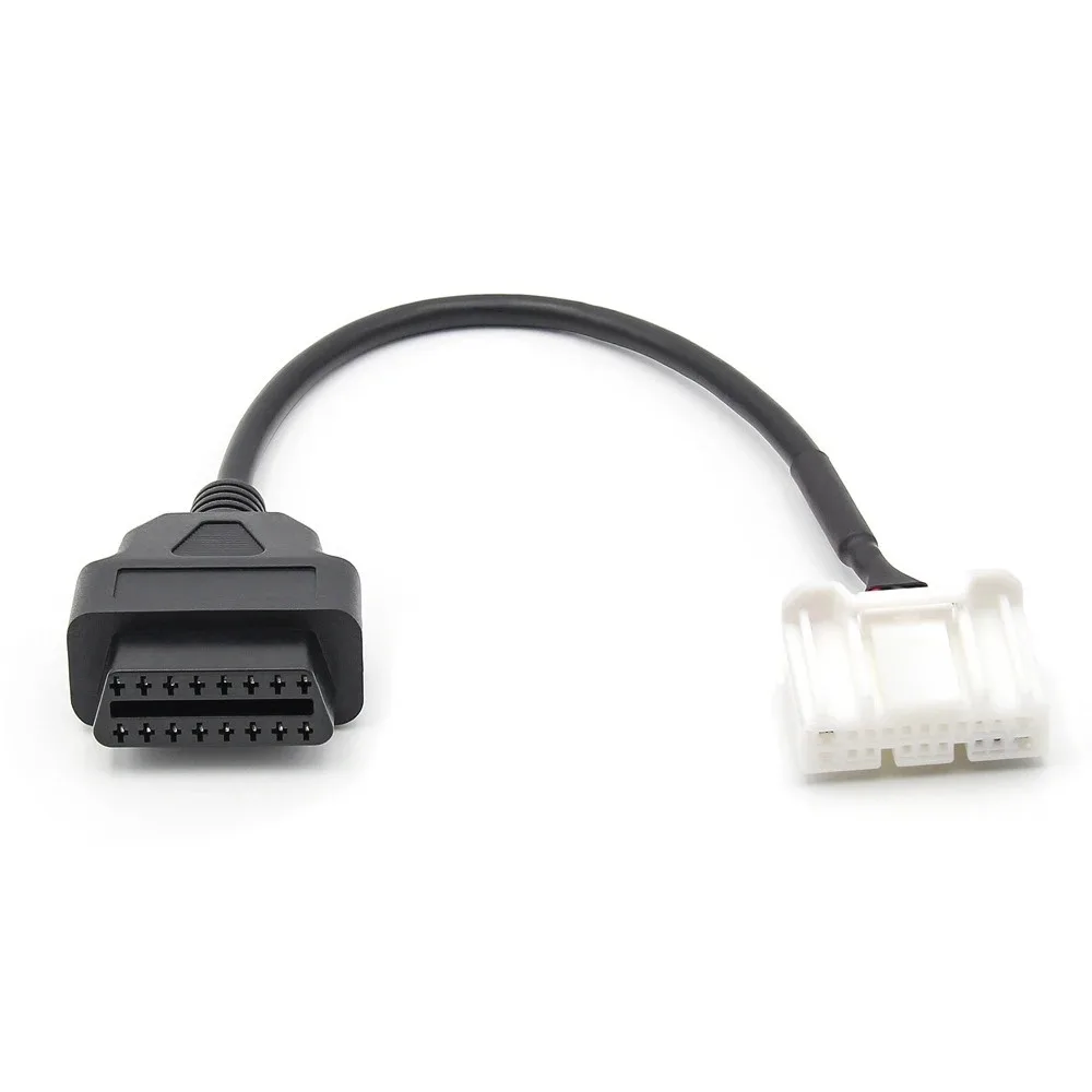 OBD2 Connector for Tesla Model X S 20Pin OBD 2 Diagnostic Car Tools Male Female to 16Pin Cable for Tesla Model X S Auto Adapter