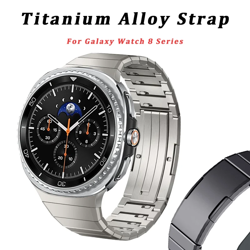 

Титановый ремешок для Samsung Galaxy Watch 8 40/44 мм, металлический браслет для Galaxy Watch 8 Classic 46 мм, быстрая замена без инструментов