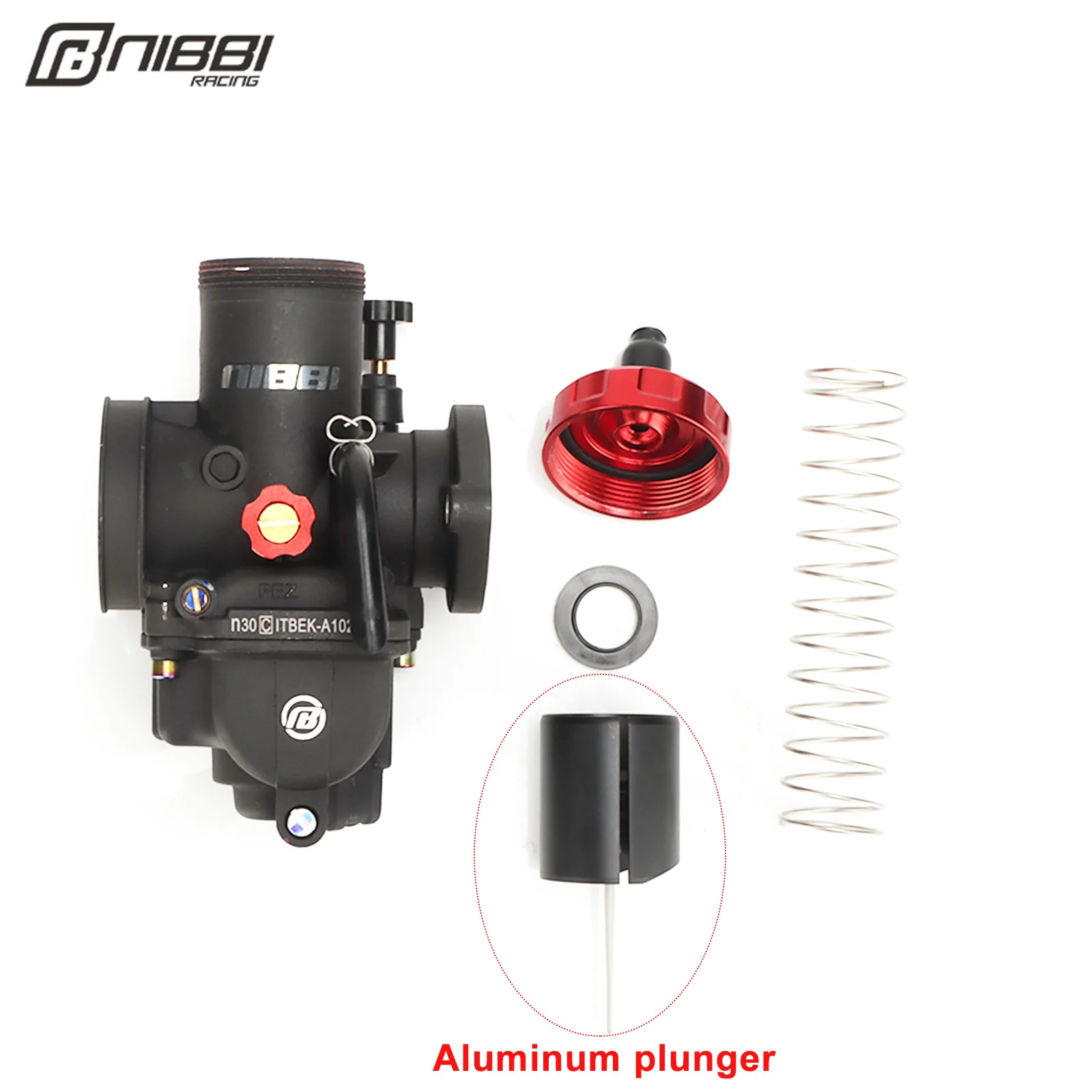 NIBBI Motorrad PEZ 30mm Flansch-Rennvergaser PE30 Power Jet Carb Passend für Yamaha Suzuki Honda 250cc-300cc Motocross Dirt Bike – Detail 6