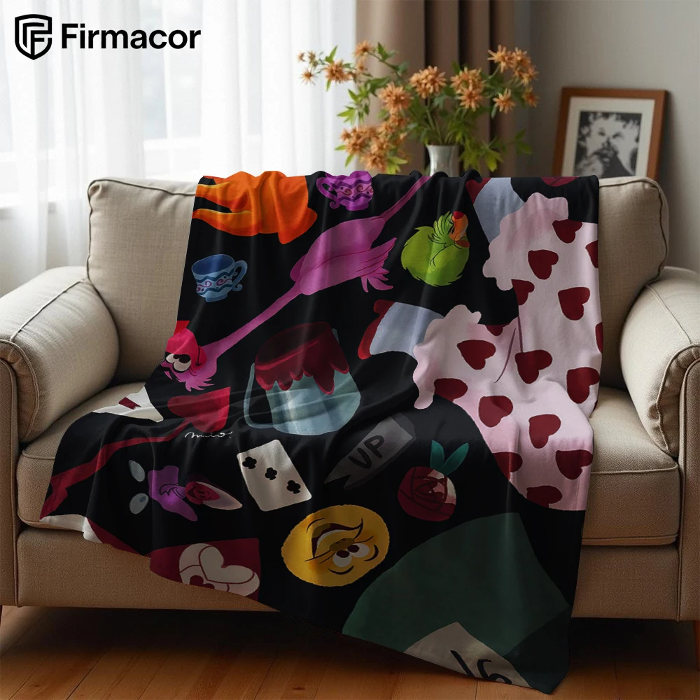 Magic Collage Lightweight Microfiber Soft Christmas Fleece Blanket Warm Cozy Throw for Bed Sofa Office Travel All Season