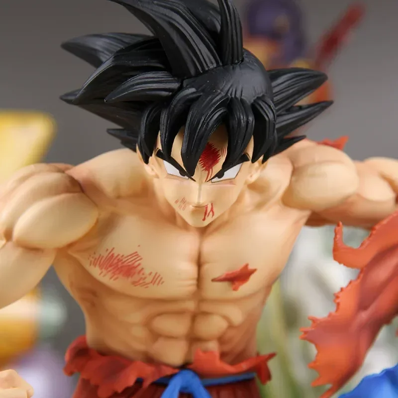 

Dragon Ball Handmade Real Dragon Ball Tear Off Clothes Goku, Prince Vegeta'S First Appearance Handmade Statue Ornament