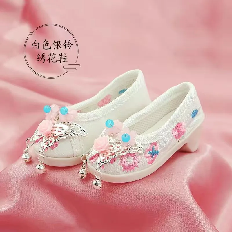 Free shipping 60cm doll shoes ancient style embroidered shoes 1/3 BJD Yeluoli doll accessoires