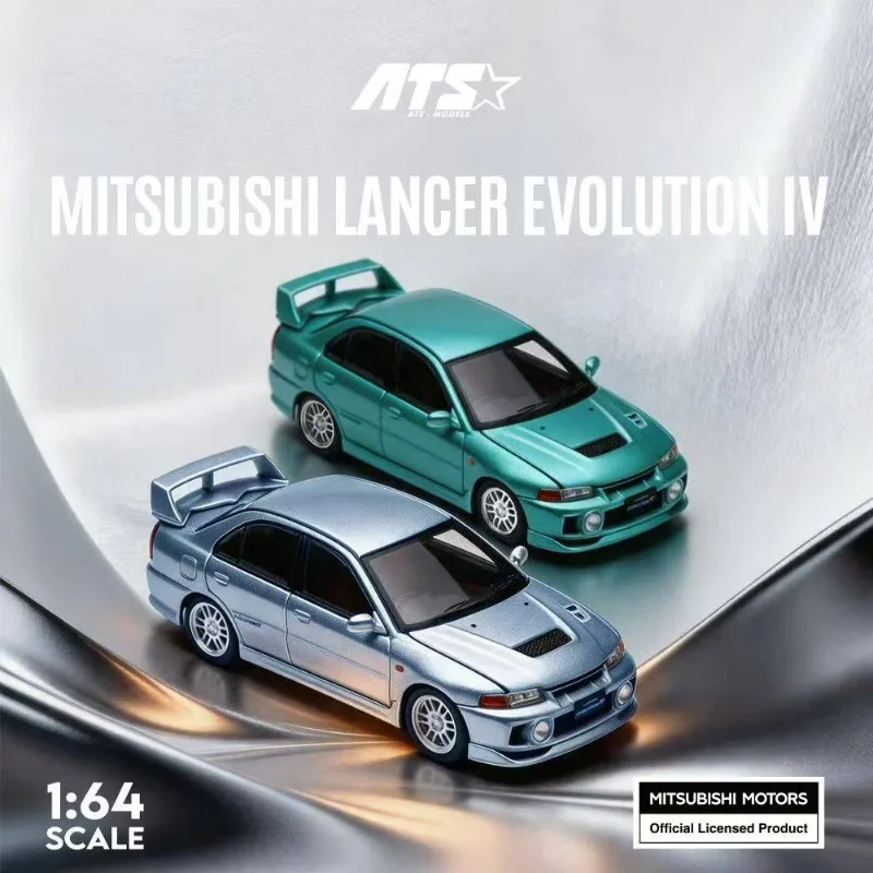 ats-1-64-mitsubishi-lancer-evolution-evo-die-cast-alloy-car-model-male-gift-adult-collectible-ornament-holiday-creative-gift