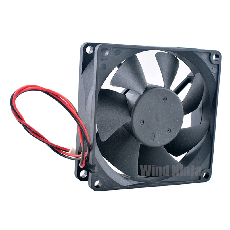 

FD2480-S1012E 8cm 80mm Axial Flow Fan 80x80x25mm DC24V 0.22A 2-Pin Cooling Fan for Frequency Converter Power Supply
