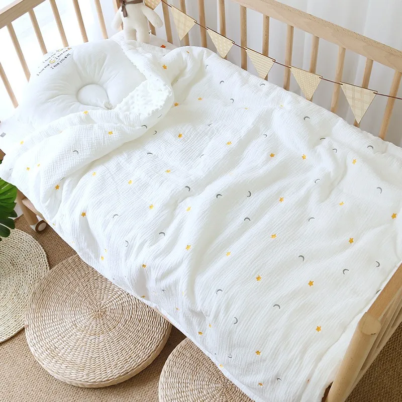 Thick Baby Quilt Pure Cotton Spring Autumn Winter Newborn Baby Blanket 100x120cm 120x150cm Pacify Kids Children Blanket For Bed