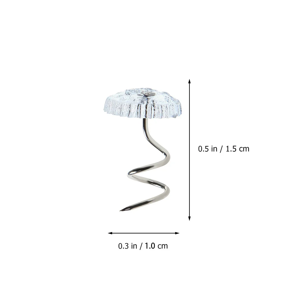 60Pcs Twisting Pin Fixing Clip Easy to Remove Disassemble for Long Time Use Non Slip