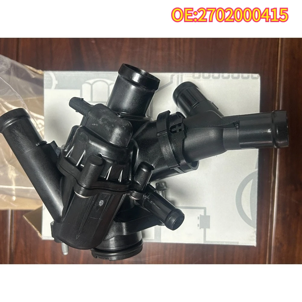 

High quality New For 2702000415 Turbo Engine Thermostat For Mercedes Benz CLA250 CLA45 AMG A2702002200 A2702000615 A2702000315