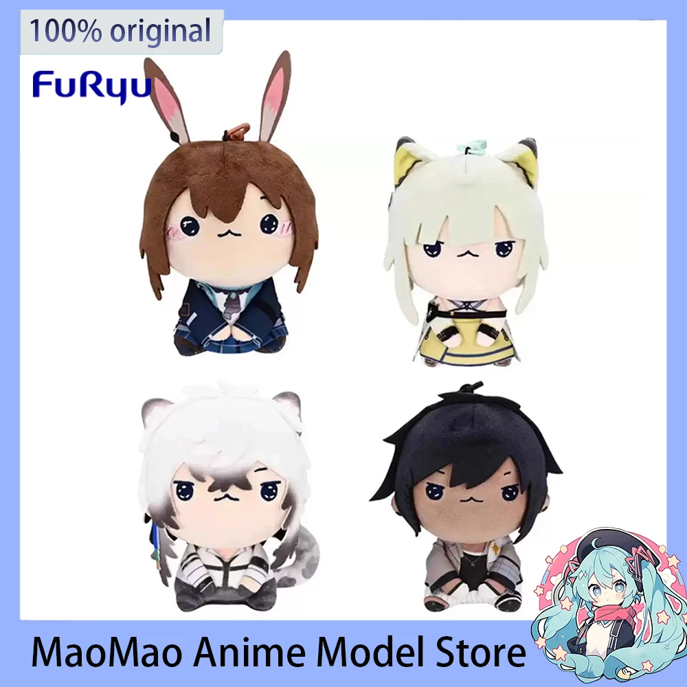 In Stock Original FuRyu MOCHIPICO Arknights  Q version Plush Dolls Amiya SilverAsh Thorns Kaltsit Kawaii Doll Accessory Gift