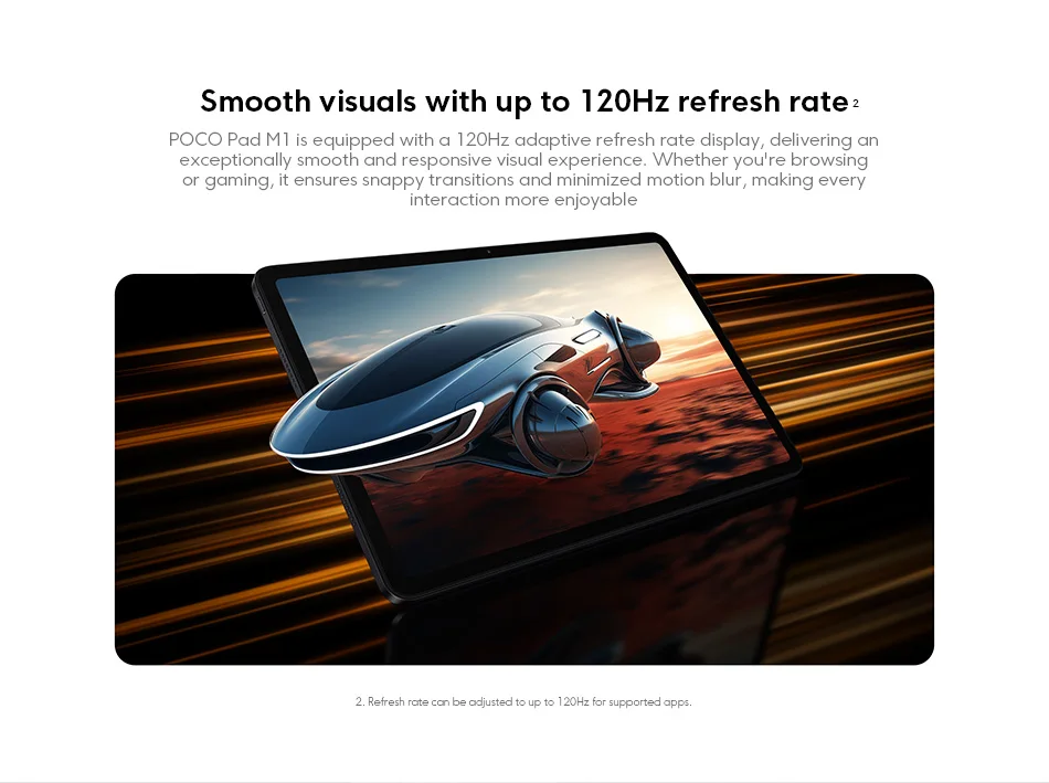 POCO PAD M1 Global version Tablet Snapdragon 7s Gen 4 12.1