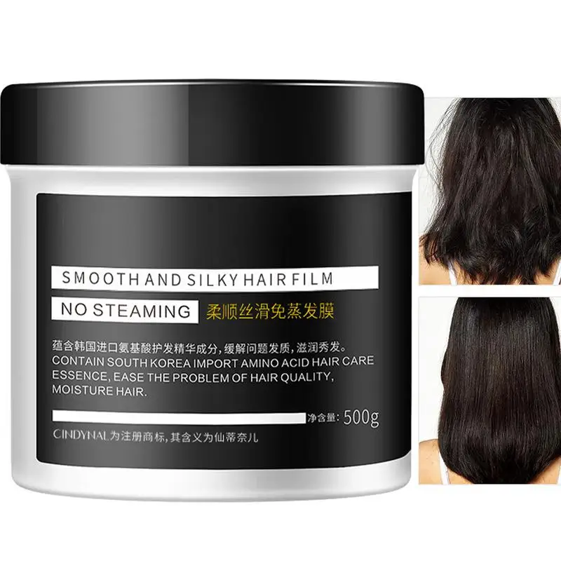 

Moisturizing Hair Masque Smoothing Non Steam Hair Film Portable Hair film Gentle Hair Products All Hair Types Hair Masque