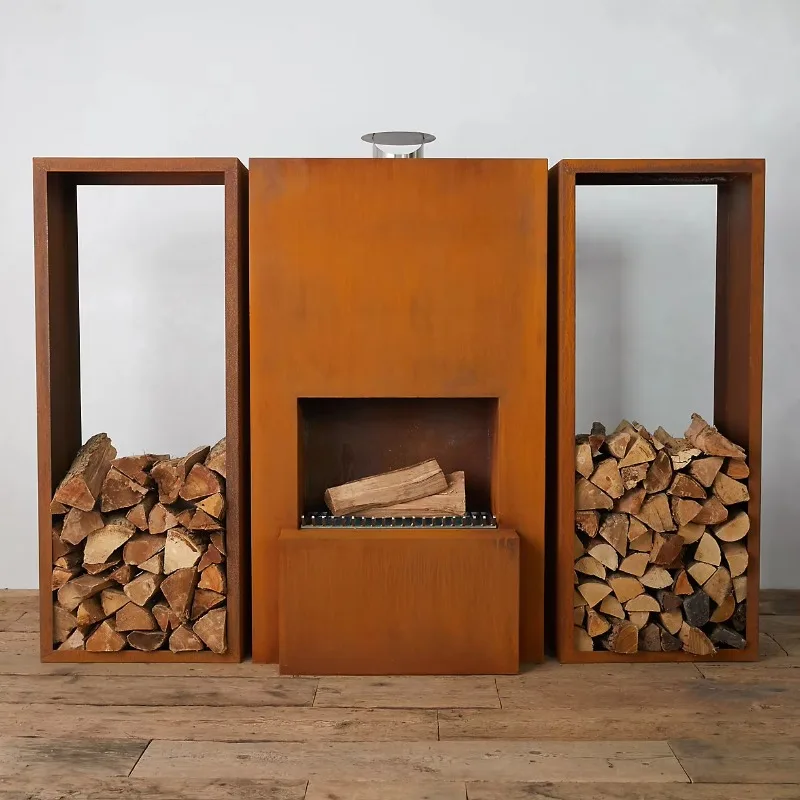 Free Standing Steel Wood Burning Stoves Outdoor Fireplace Kamin xyl