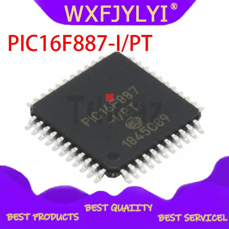 1PCS PIC16F887-I/P  PIC16F887-I/PT PIC16F887 16F887 TQFP-44 / DIP40 Embedded-microcontroller