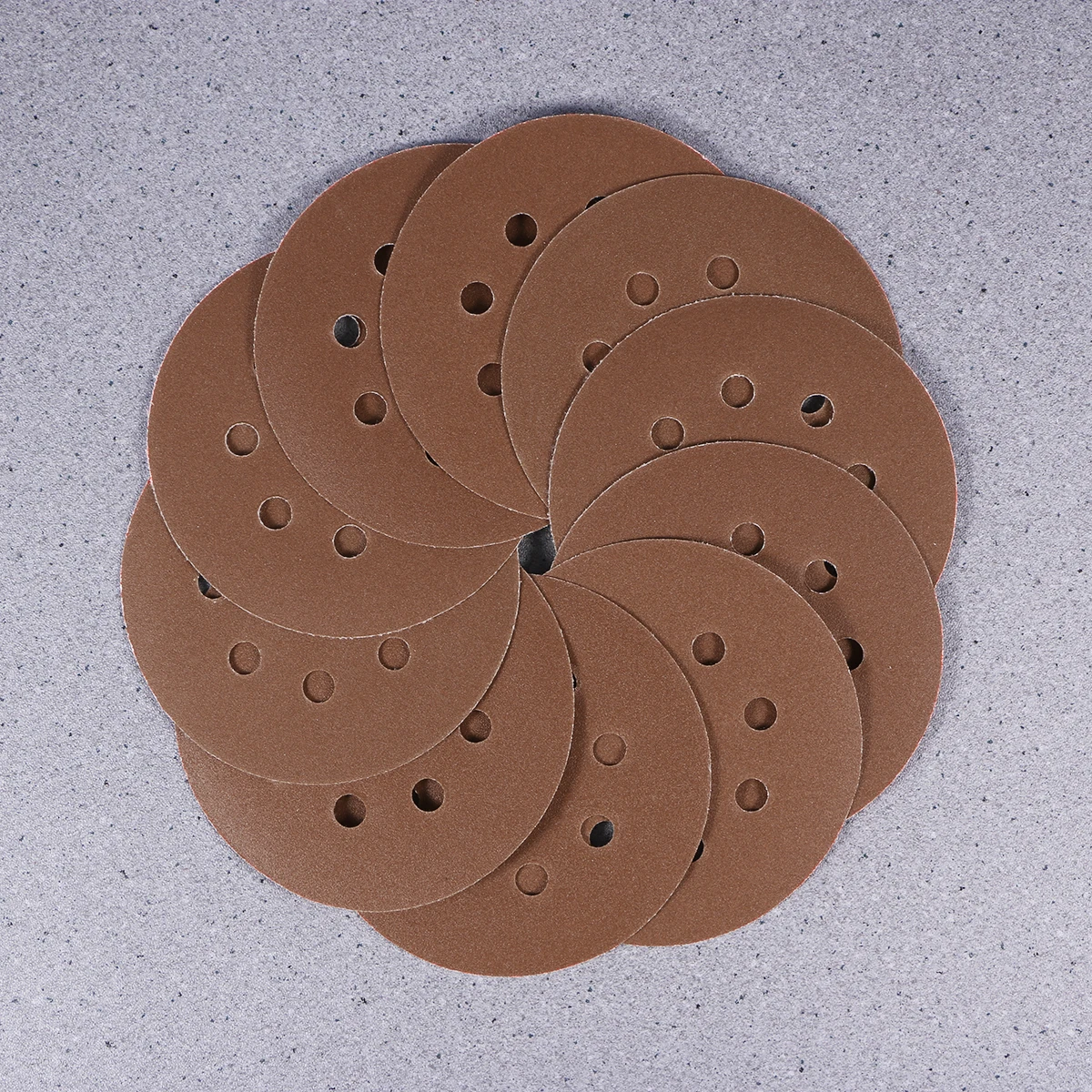 

40pcs S Discs 5 Inch Hook Loop S Discs Hook Loop Backed Grit 60 80 120 240 Circular Pads Dust Extraction Suitable