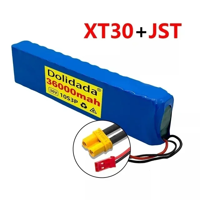 10S3P 36V 36Ah Battery ebike battery pack 18650 Li-Ion Batteries 350W 500W For High Power electric scooter Motorcycle Scooter