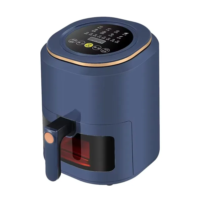 User Centric Blue Smart Air Fryer Intuitive Touchscreen Easy to Use Interface Quick Heat Distribution 12v Air Fryer Camping
