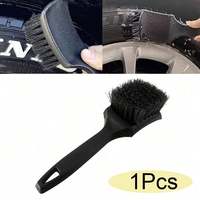 Car Tire Rim Brush Wheel Hub Cleaning Brushes Car Wheels Detailing Cleaning Accessories Black Tire Auto Washing Tool
