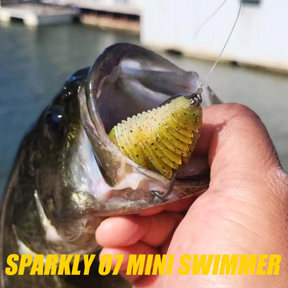 PEAK 75mm Weicher Köder Swimbait Angelköder Shad Silikonköder T-Schwanz Wobbler Swimbait Künstlicher Weichköder – Detail 2