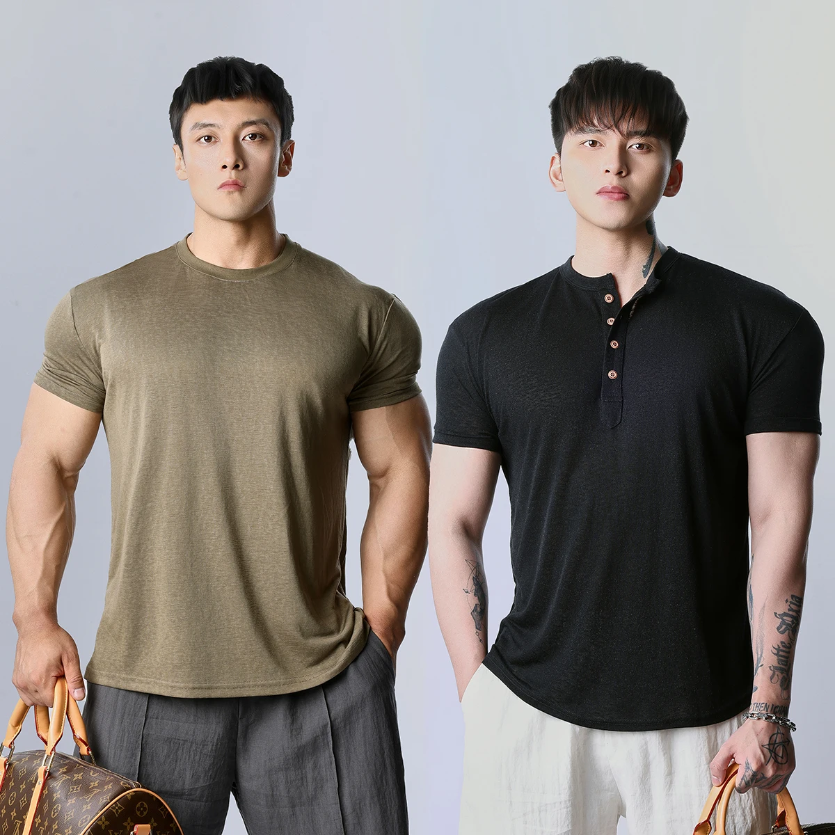 gymdog-メンズ-半袖-tシャツ-クールセンセーション-フィットネス-トレーニング-スポーツウェア-カジュアルウェア-通気性-吸汗性