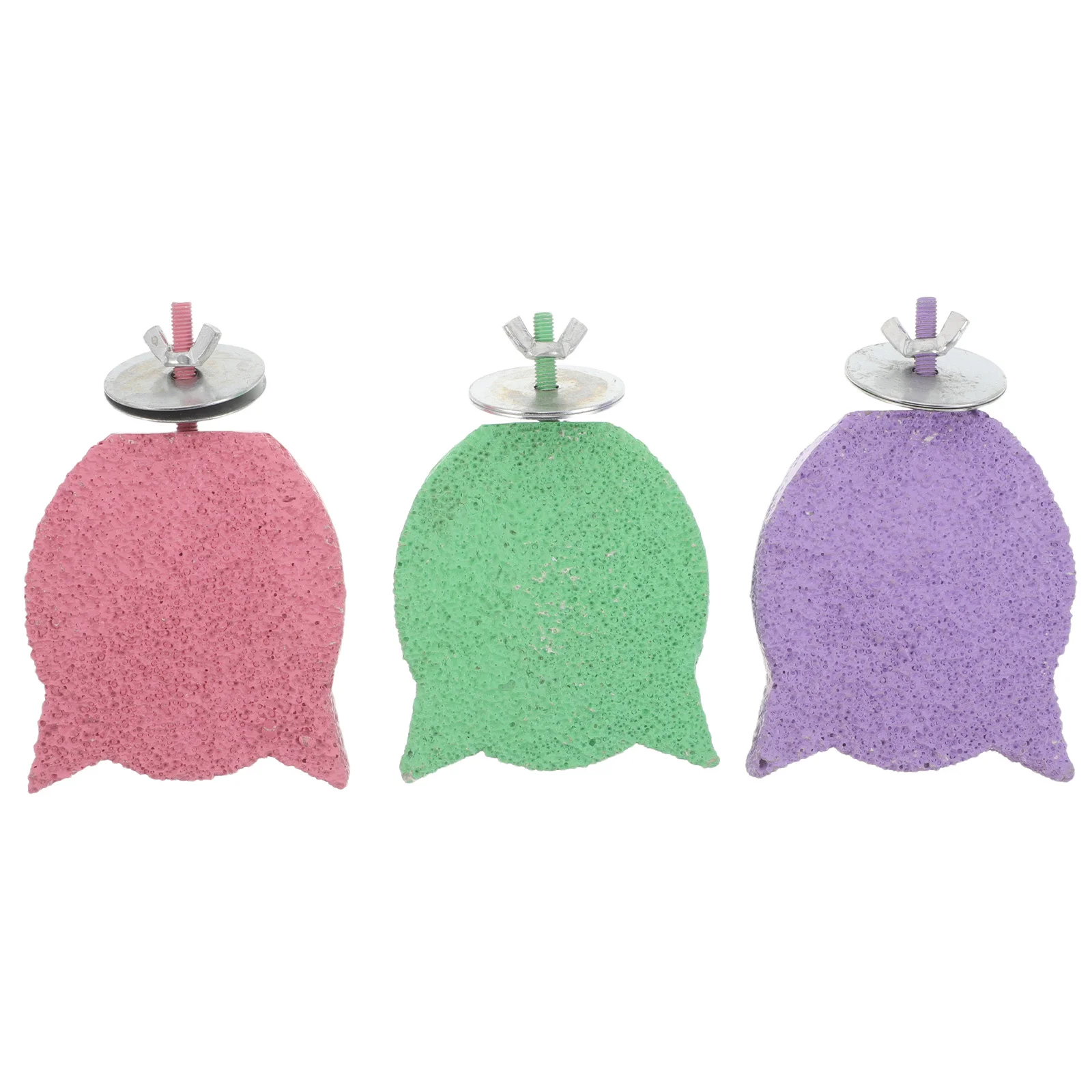 

3Pcs Parrot Grinding Perches Beak Grooming Bird Cage Stand Claw Trimmer for Healthy Feet Natural Chewing Behavior Cockatiel