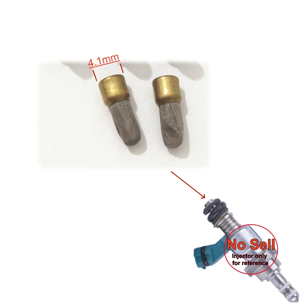 Fuel Injector Metal Filter 4.1mm Fits Lexus IS250 GS300 Toyota Crown Mark X 4GR-FSE Replace 23250-31020