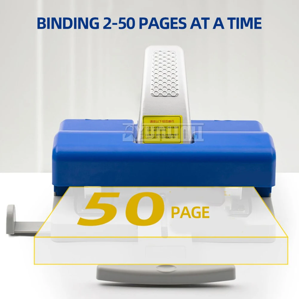 NBB-006 Standard Format Stapler Double Head Stapler Desktop Paper Document Binding Machine Office Stapler