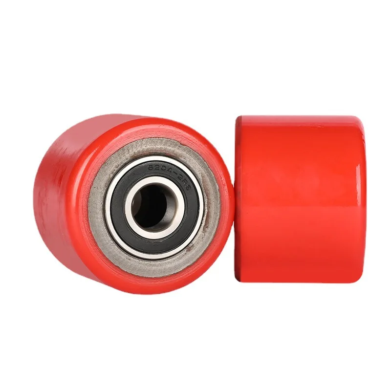 Replacement caster wheels Fork Wheel Bearing Small hydraulic lifting and handling wheels Polyurethane Nylon wheels