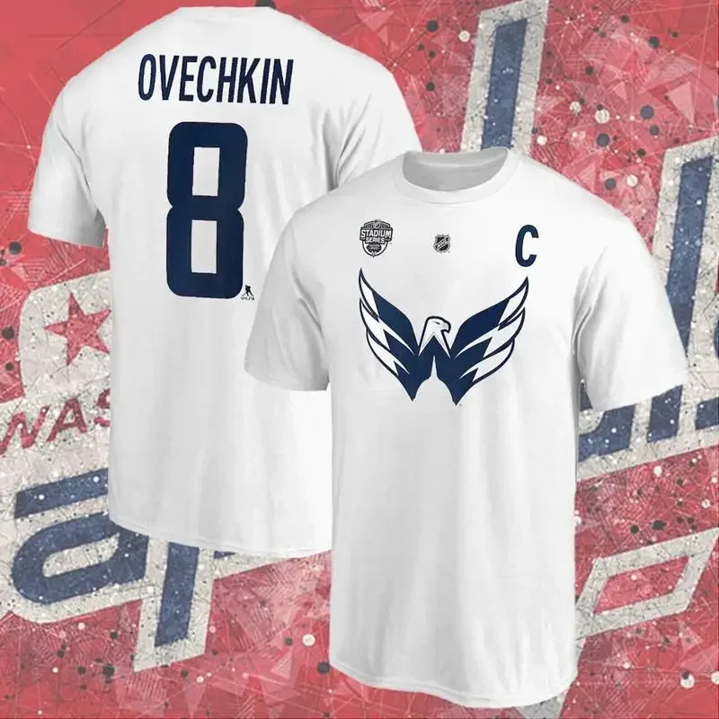 Camiseta con número de hockey Alexander Ovechkin Washingt0N S 3Xl