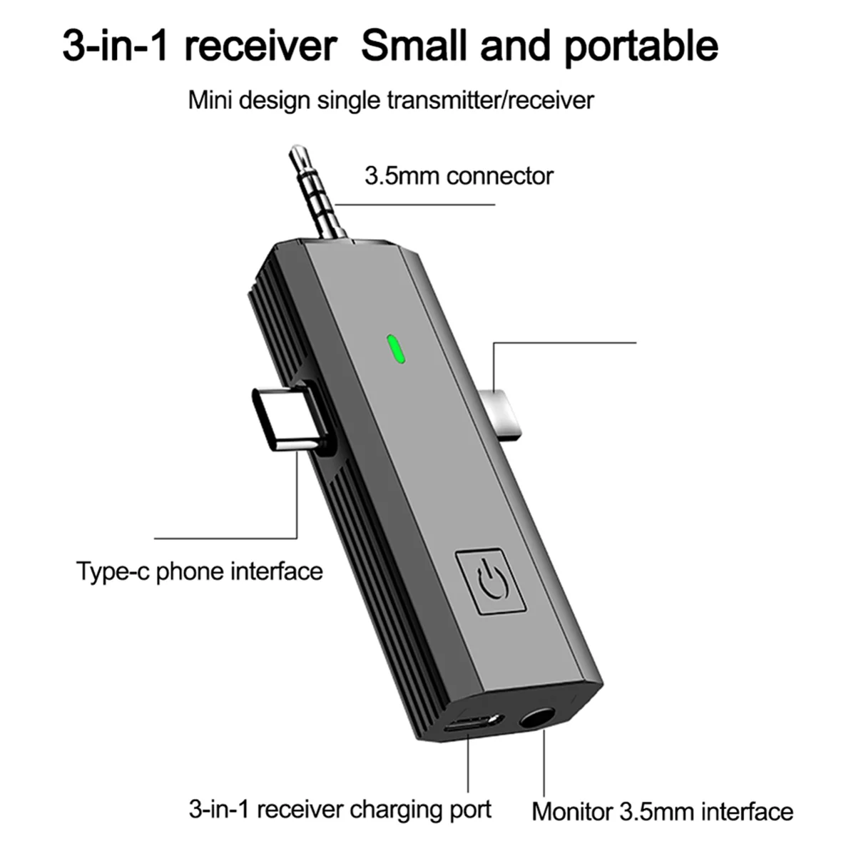 Mikrofon Lavalier nirkabel, sistem mesin Karaoke Universal mikrofon pengurang kebisingan