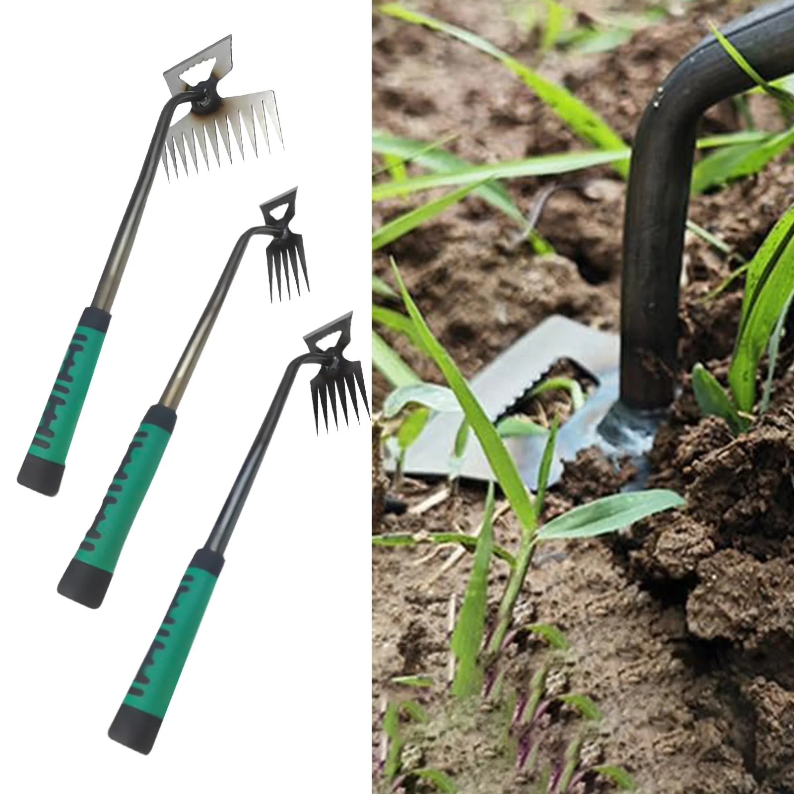 

Long Handle Weeding Tool Steel Garden Weeder Hand Weeding Removal Cutter Weed Puller Tools Multifunction Weeder Tools For Garden