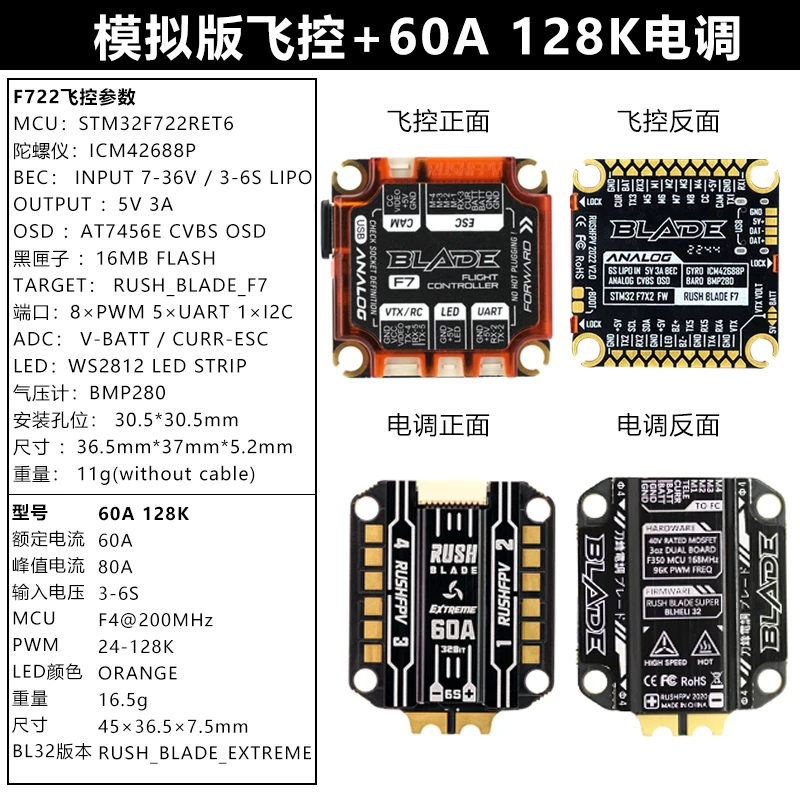 Variant: Analog FC 60A ESC