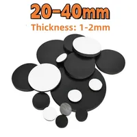 Magnetic Sheets 20/25/30/35 Round Magnet Dots Self Adhesive Disc Magnets Round Rubber Soft Magnetic Sheet DIY Craft Fridge Decor