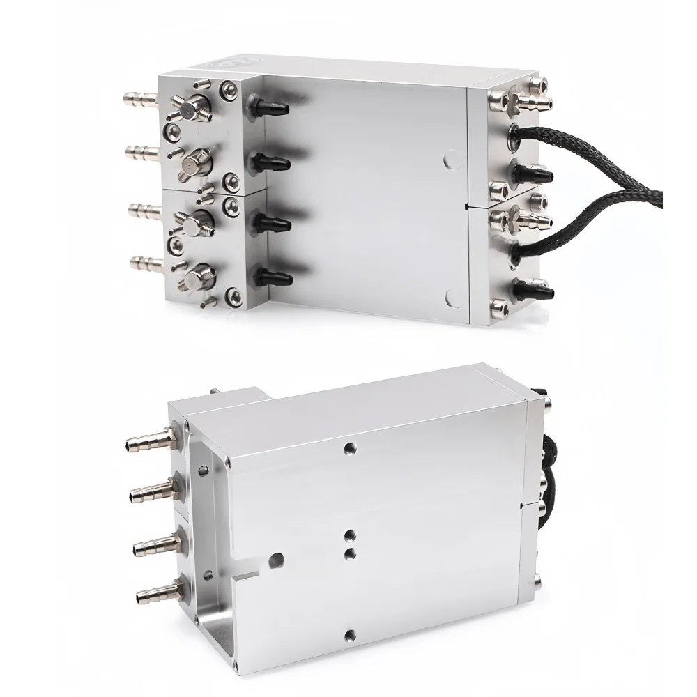 

UV Printer Secondary Ink Tank – 4-Valve Integrated Aluminum Sub Ink Bottle for Flatbed Machines