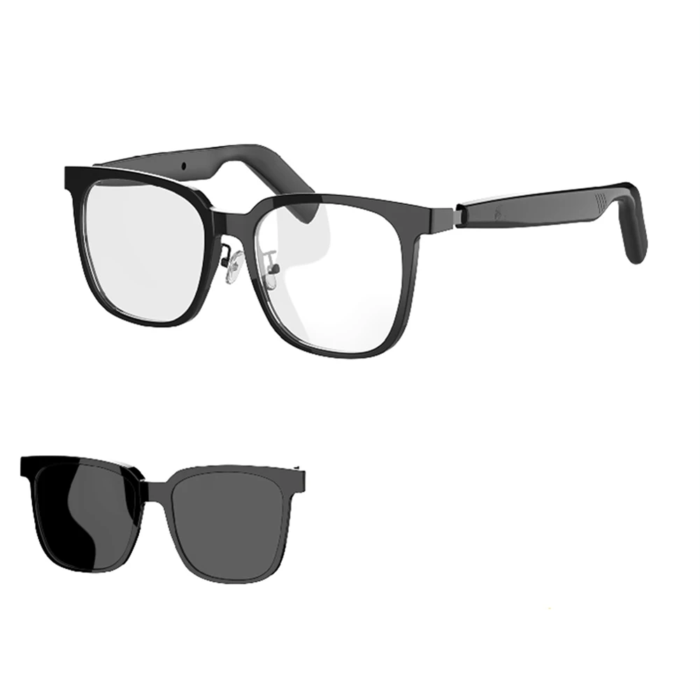 نظارات ترجمة ذكية AI لإلغاء الضوضاء، نظارات مترجم ذكية، نظارات شمسية للترجمة في الوقت الحقيقي للمكتب والمدرسة