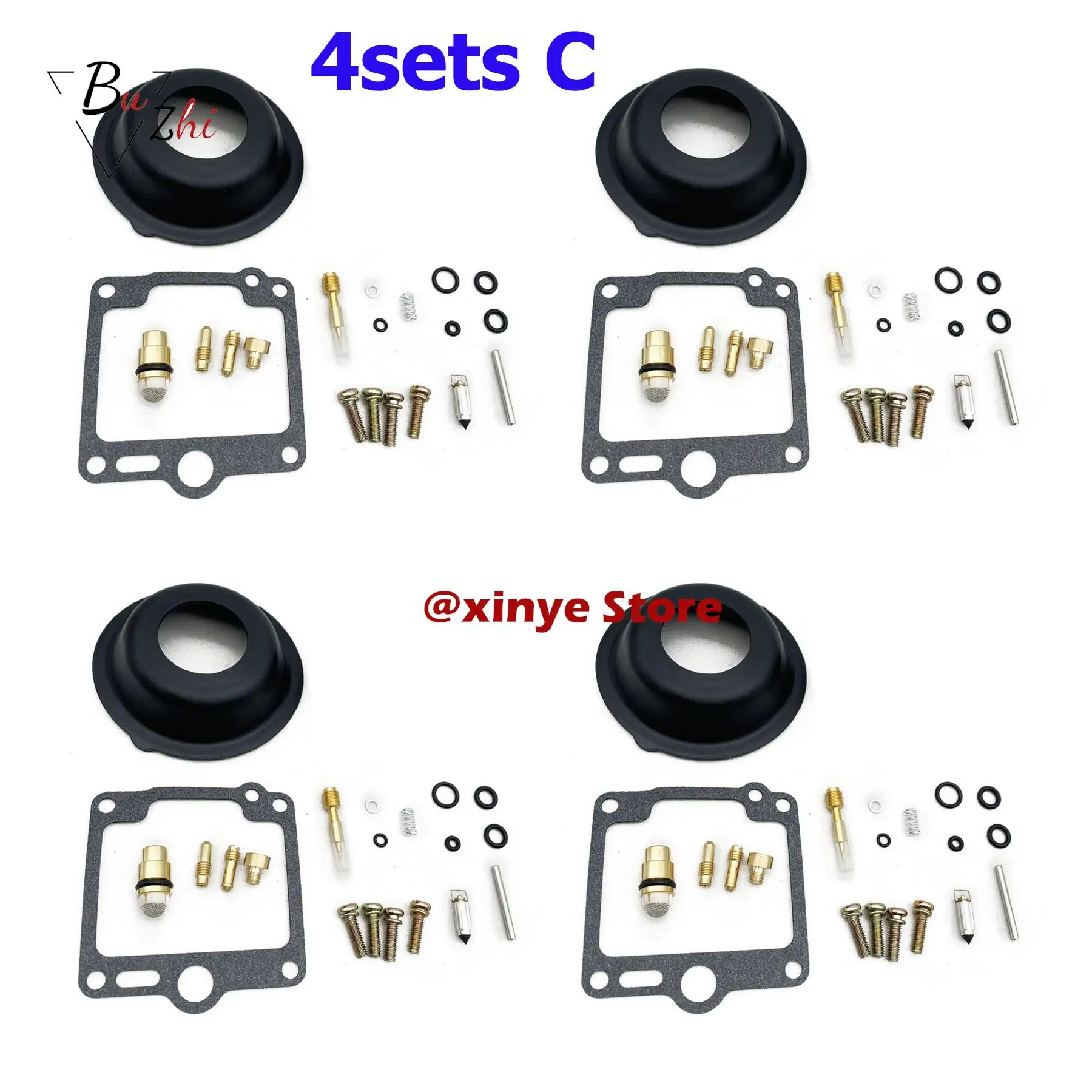 Carburetor Carb Repair Rebuild Kit for Yamaha FJ1100 FJ1200 FJ1200A ABS FJ 1100 1200 1200A A