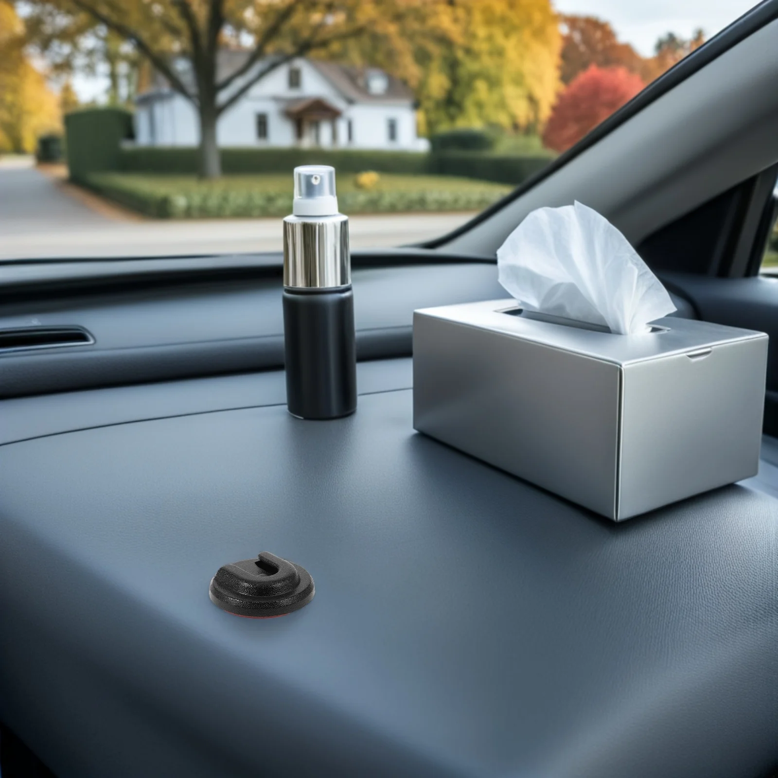 

3Pcs Cb Radio Mic Mount Bracket Universal Round Knob Holder Clip for Car Motorbike Microphone Hanger Radio Mic Holder for Car