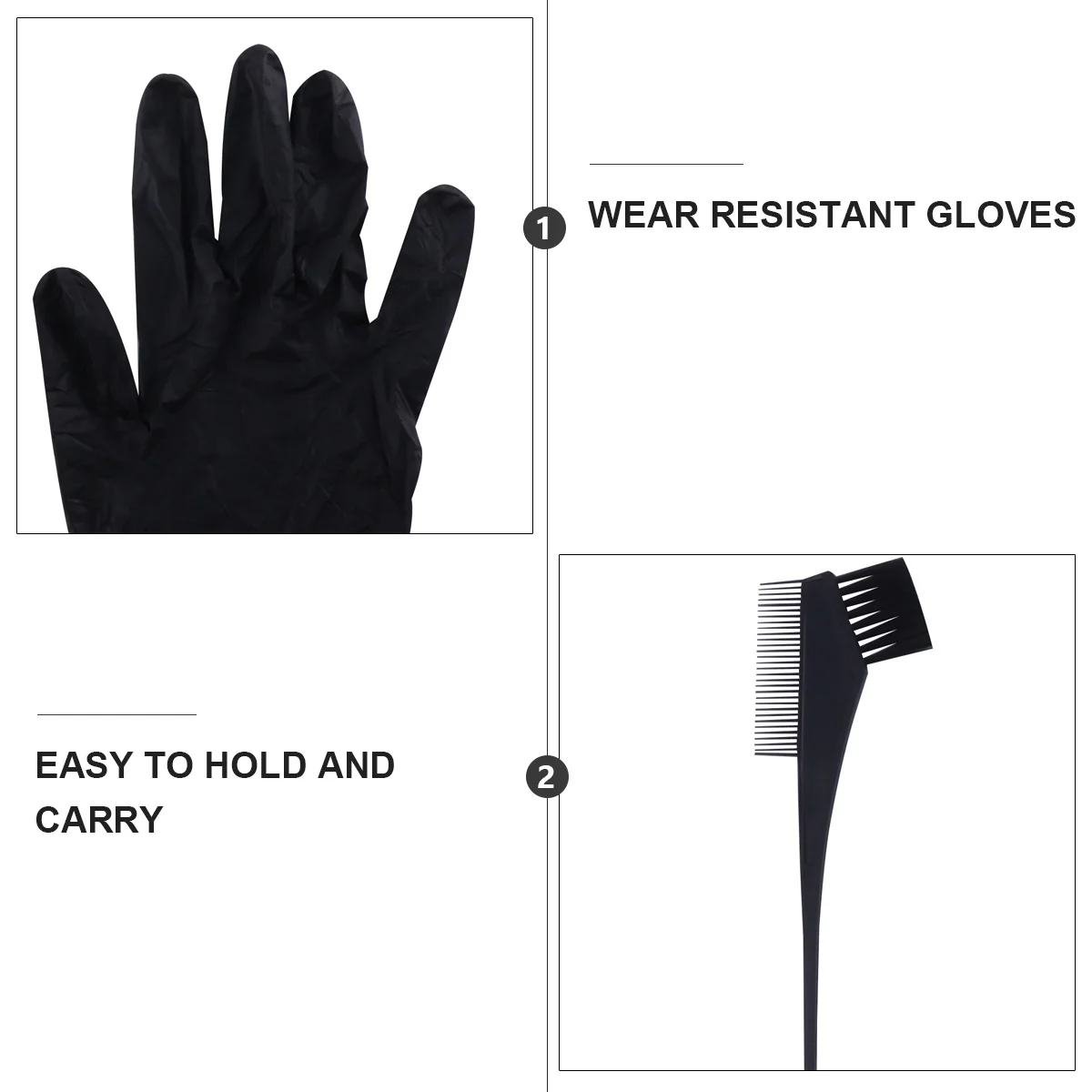 31 قطعة مجموعة صبغ الشعر صالون المنزل استخدام أدوات تلوين الشعر دائم خلط الأطباق فرش قفازات مجموعة مشط وعاء الصباغة #5