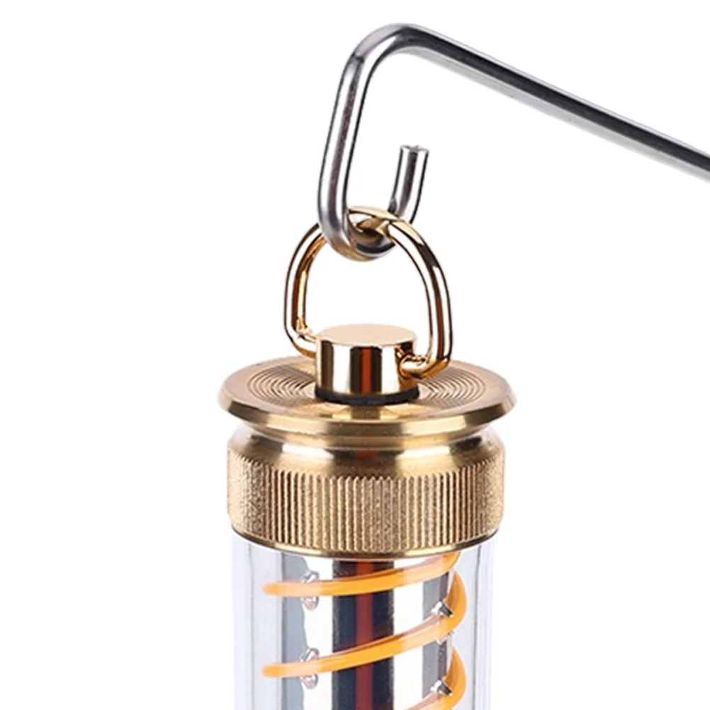 

D Ring 1 4 Thread Camping Supplies Interface Golden Loop for Camping Lights Metal Suitable for Outdoor Activities