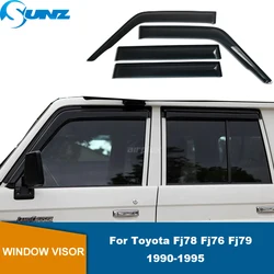 Side Window Deflectors For Toyota Land Cruiser 78 Prado Lc78 Fj78 Fj76 Fj79 1990 1991 1992 1993 1994 1995 Door Sun Rain Visor