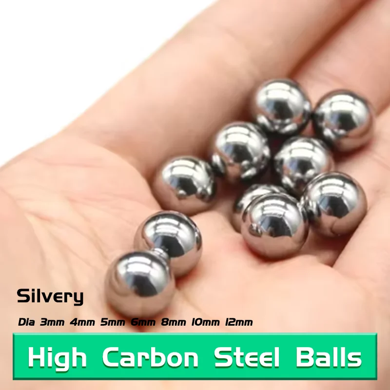 

High Precision Bearing Steel Round Balls Bicycle Dia 3mm 4mm 5mm 6mm 8mm 10mm 12mm Accessories Brand New High Carbon Steel Ball