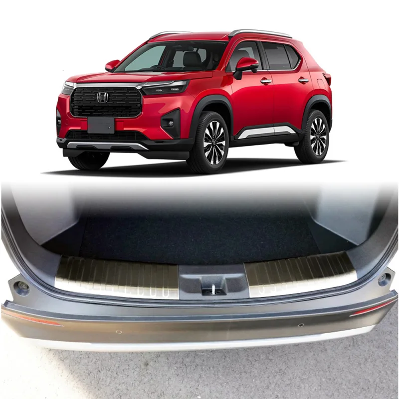 For HONDA WR-V WRV DG5 series 2024 2025 Rear Bumper Foot Plate Trunk Door Sill Guard Protector Cover Car Rear Trunk Sill Cover