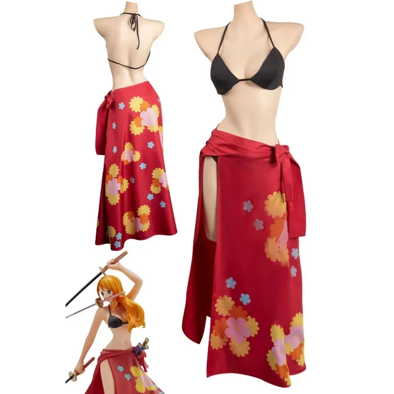 

Sexy women's one-stove swimsuit, one-stove swimsuit, anime style, beach party and Halloween