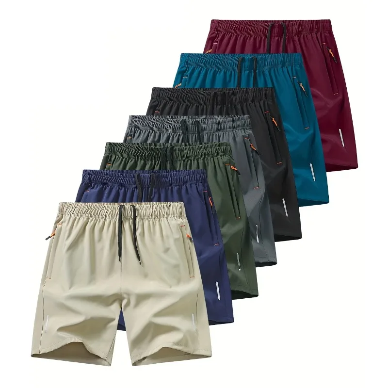 

Men's Daily Outdoor Sports Travel Beach Pants Summer Quick Drying Lightweight Breathable Comfortable Casual Three Part Shorts