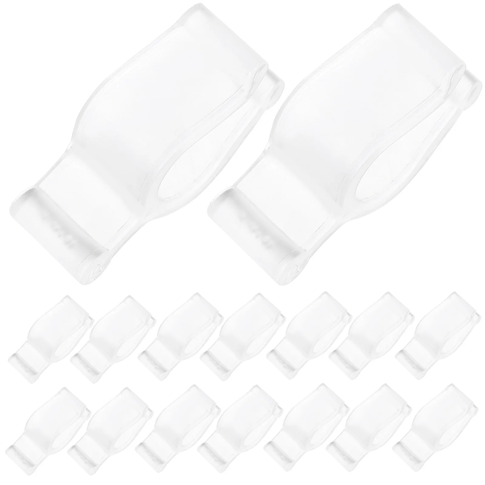 30pcs Bottle Pump Head Leakproof Pp Material Sturdy Collar Clip For Cleansing Oil Lotion Shampoo Bottles Pump