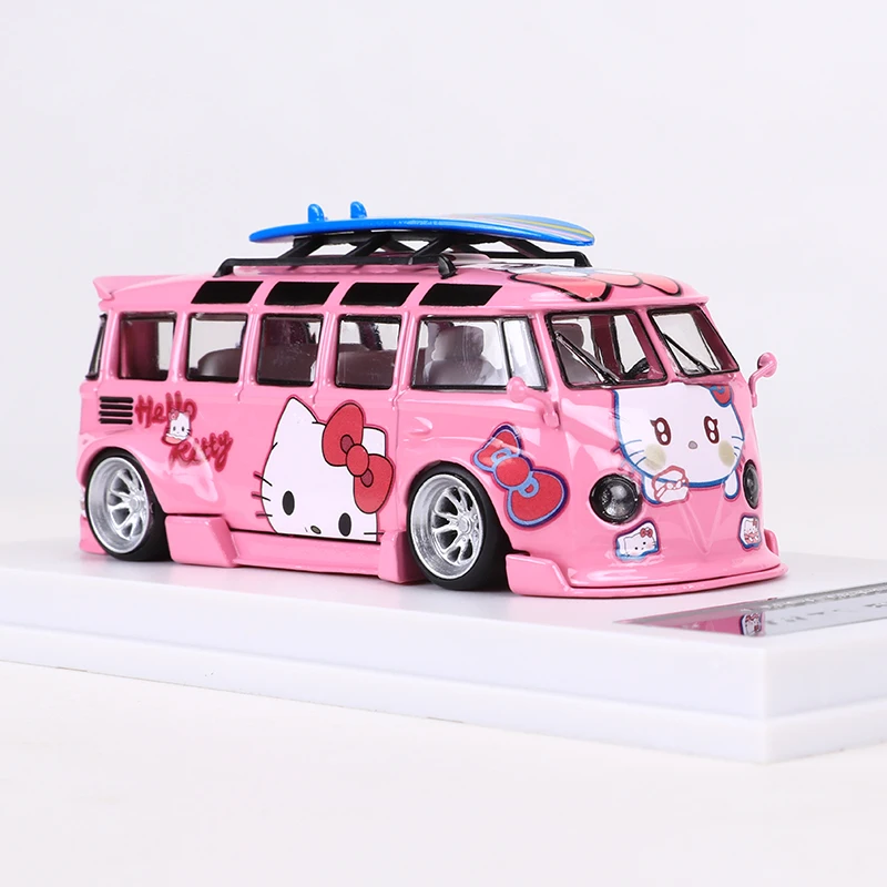 Druckguss Auto Modell 1/64 Maßstab Volkswagen vw t1 rwb Bus Auto Modell Simulation Legierung Volkswagen Bus Fahrzeug Sammlung Ornament